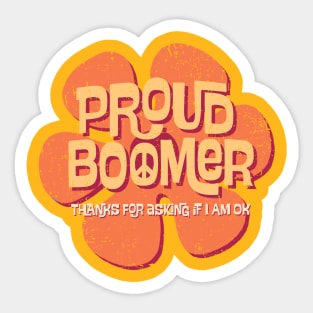 Proud Boomer Sticker